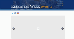 Desktop Screenshot of edweekevents.org